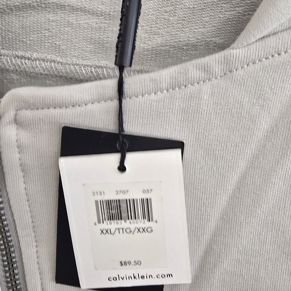 Light Gray Zip-Up Jacket - Picture 2 of 5